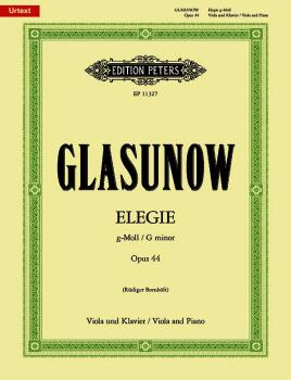 Elegy in G minor Op. 44 for Viola and Piano (Urtext) (AL-98-EP11327)
