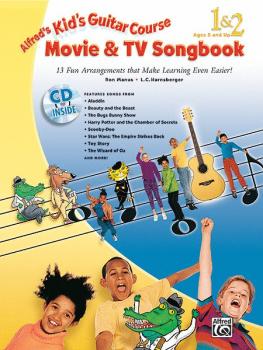Alfred's Kid's Guitar Course Movie & TV Songbook 1 & 2: 13 Fun Arrange (AL-00-33888)