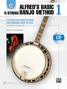 Alfred's Basic 5-String Banjo Method 1: The Most Popular Method for Le (AL-00-38922)