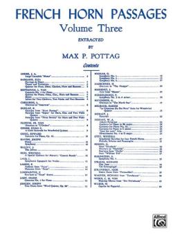 French Horn Passages, Volume III (AL-00-EL00154)