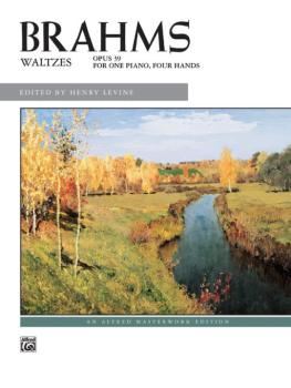Brahms: Waltzes, Opus 39 (AL-00-681)