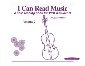 I Can Read Music, Volume 2: A note reading book for VIOLA students (AL-00-0428)