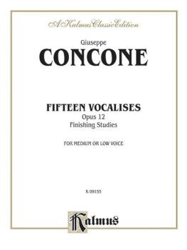 Fifteen Vocalises, Opus 12 (Finishing Studies) (AL-00-K09155)