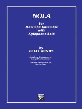 Nola (For Marimba Ensemble with Xylophone Solo 5 Players) (AL-00-FXSF600)