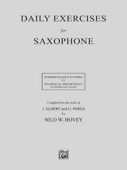 Daily Exercises for Saxophone (AL-00-EL00418)