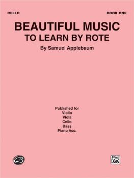 Beautiful Music to Learn by Rote, Book I (AL-00-EL02726)