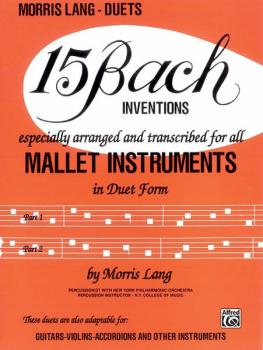 15 Bach Inventions (For All Mallet Instruments) (AL-00-HAB00044)