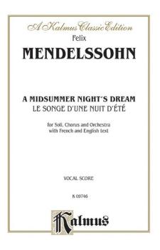 A Midsummer Night's Dream (Le Songe d'une Nuit d'été), Opus 61 (AL-00-K09746)