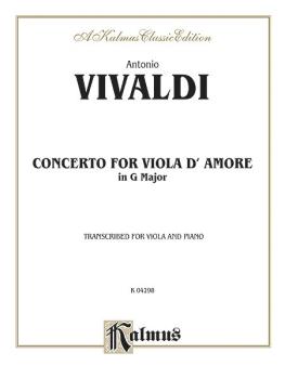 Concerto for Viola d'Amore (AL-00-K04298)