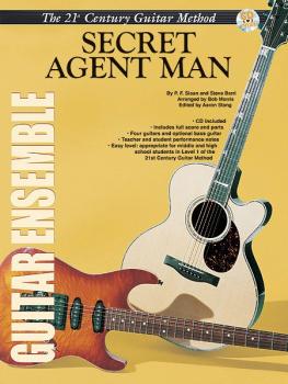 Belwin's 21st Century Guitar Ensemble Series: Secret Agent Man (AL-00-ELM02012)