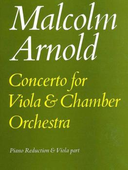 Concerto for Viola: Piano Reduction and Viola Part (AL-12-0571505678)