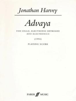 Advaya (For Cello and Electronic Keyboard) (AL-12-0571518885)