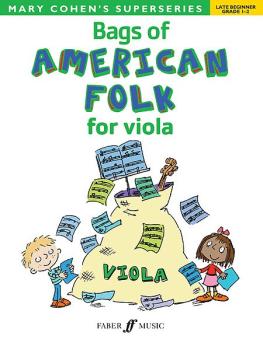 Bags of American Folk for Viola (AL-12-0571534171)