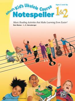 Alfred's Kid's Ukulele Course Notespeller 1 & 2: Music Reading Activit (AL-00-40538)