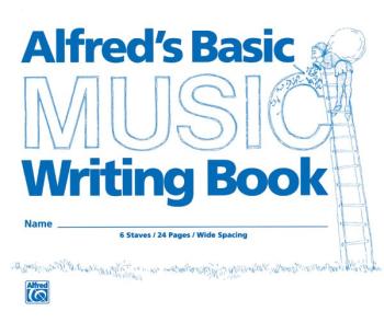 Alfred's Basic Music Writing Book (8" x 6") (AL-00-200)