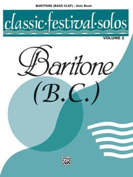 Classic Festival Solos (Baritone B.C.), Volume 2 Solo Book (AL-00-EL03893)