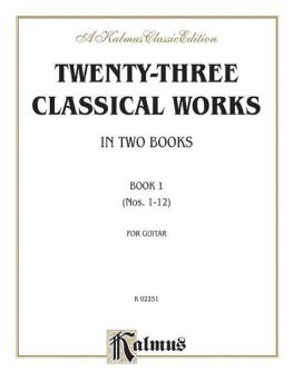 Twenty-Three Classical Works for Two Guitars, Book 1 (AL-00-K02251)