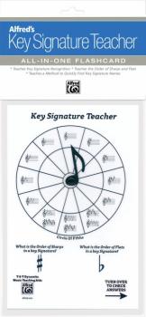 Alfred's Key Signature Teacher: All-In-One Flashcard (White) (AL-99-MKST01)