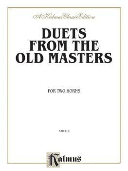 Duets from the Old Masters for Two Horns (from Schubert, Telemann, Tur (AL-00-K04710)