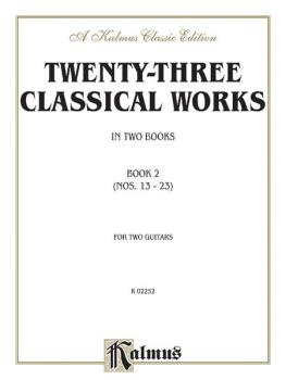 Twenty-Three Classical Works for Two Guitars, Book 2 (AL-00-K02252)