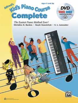 Alfred's Kid's Piano Course, Complete: The Easiest Piano Method Ever! (AL-00-45195)