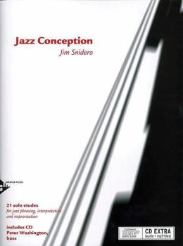 Jazz Conception Bass: 21 Solo Etudes for Jazz Phrasing, Interpretation (AL-01-ADV14728)