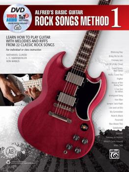 Alfred's Basic Guitar Rock Songs Method 1: Learn How to Play Guitar wi (AL-00-46038)