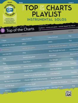 Easy Top of the Charts Playlist Instrumental Solos for Strings (AL-00-46314)