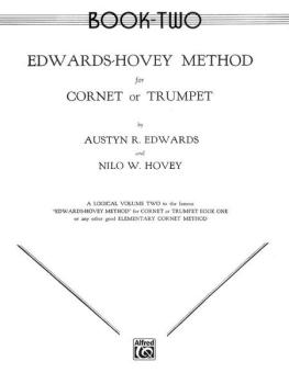 Edwards-Hovey Method for Cornet or Trumpet, Book II (AL-00-EL00102)