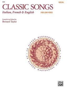 Classic Songs: Italian, French & English (AL-00-3543)
