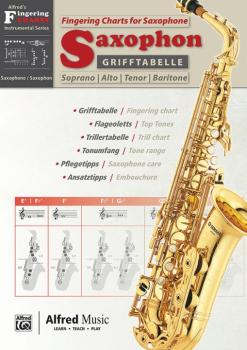 Grifftabelle für Saxophon [Fingering Charts for Saxophone] (AL-00-20229G)