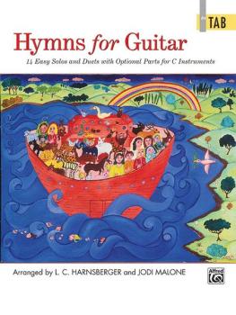 Hymns for Guitar: 14 Easy Solos and Duets with Optional Parts for C In (AL-00-23216)