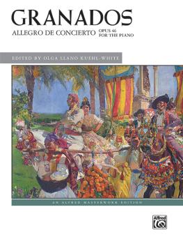 Granados: Allegro de Concierto, Op. 46 (AL-00-47909)