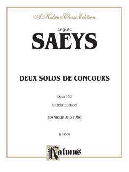 Deux Solos de Concours, Opus 130 (Urtext Edition) (AL-00-K04350)
