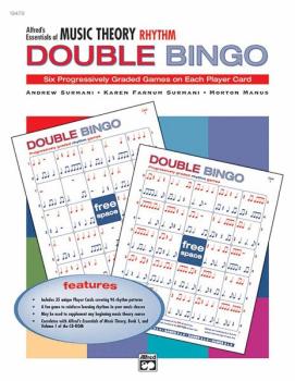 Alfred's Essentials of Music Theory: Double Bingo Game -- Rhythm (AL-00-19479)