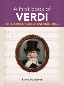 A First Book of Verdi (For the Beginning Pianist with Downloadable MP3 (AL-06-83896X)