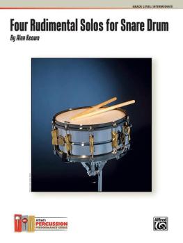 Four Rudimental Solos for Snare Drum (AL-00-30272)