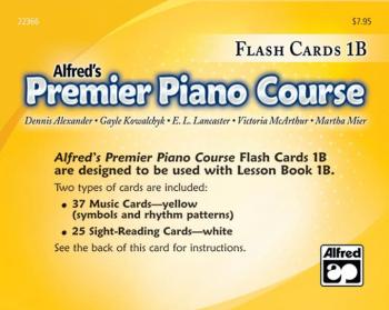 Premier Piano Course, Flash Cards 1B (AL-00-22366)