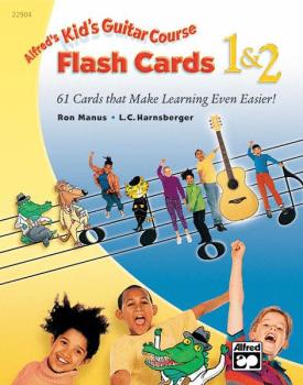 Alfred's Kid's Guitar Course Flash Cards 1 & 2: 61 Cards That Make Lea (AL-00-22904)